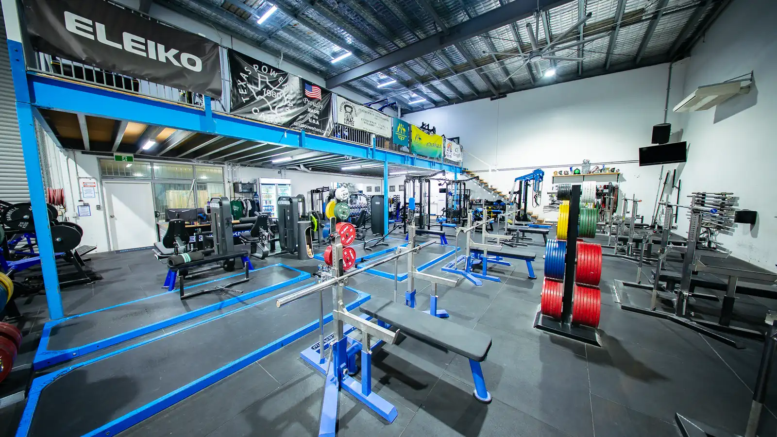 Ground ZeroW Eleiko plates, benches and squat racks