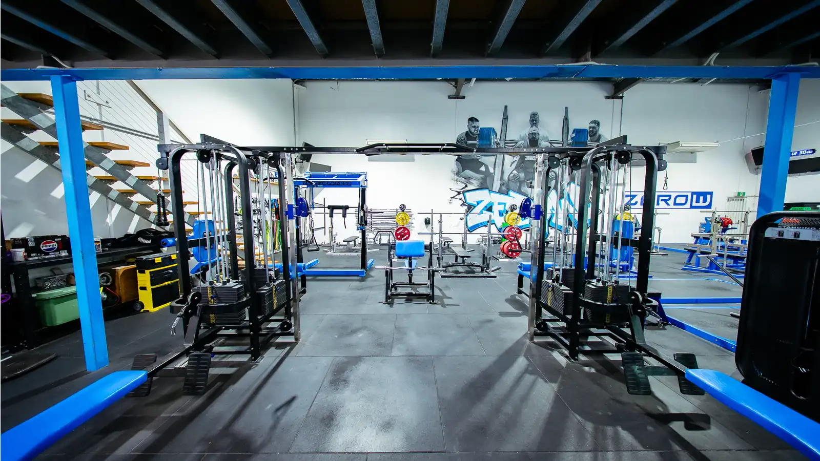 Ground ZeroW cable and functional trainer area